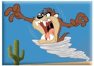 Looney Tunes Tasmanian Devil Magnet Magnet
