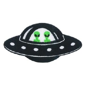 UFO with Aliens Patch