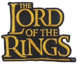 Lord of the Rings Logo Patch