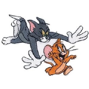 Tom &amp; Jerry Tom Chasing Jerry Patch