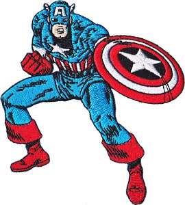 Marvel Captain America Pose Patch
