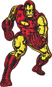 Marvel Retro Iron Man Full Body Retro Patch
