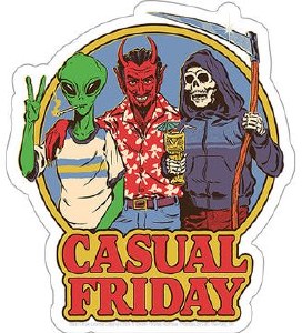 Steven Rhodes Casual Friday Sticker