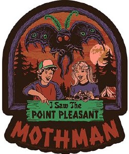 Steven Rhodes I Saw the Point Pleasant Mothman Sticker