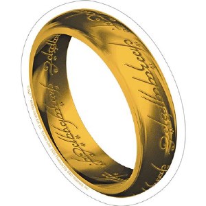LOTR One Ring sticker