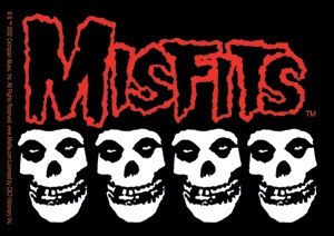 Misfits 4 Skulsl Sticker