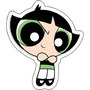Powerpuff Girls Buttercup Sticker