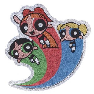 Powerpuff Girls Trio Glitter Sticker Sticker