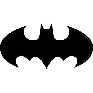 DC Batman Black Logo Sticker