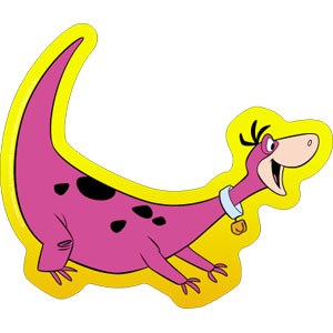 Hanna Barbera Flintstones Dino Sticker