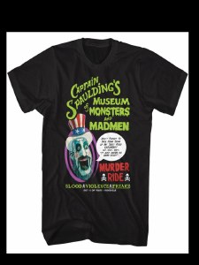 Captain Spaulding's Museum of Monsters and MadMen with chicken T-Shirt S