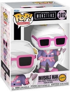 POP Animation Universal Monsters Invisible Man Anime Style CHASE Vinyl Figure