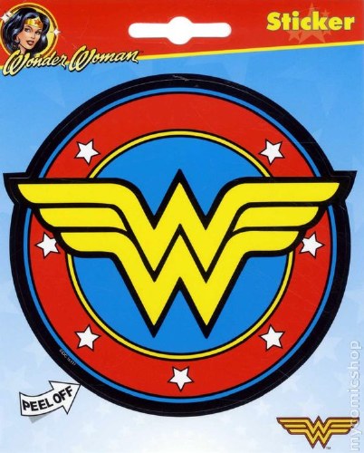 Wonder Woman Logo Sticker Forbidden Planet