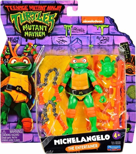 Teenage Mutant Ninja Turtles: Mutant Mayhem Michelangelo 8 Plush