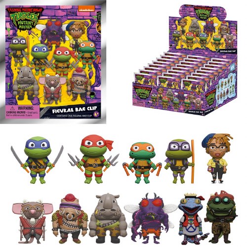 Teenage Mutant Ninja Turtles Mutant Mayhem 3D Foam Bag Clip Blind Bag