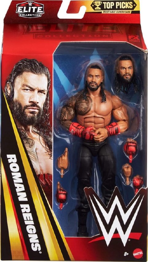 WWE Elite Series ロマン・レインズ フィギュア(未開封品) WWE Elite Top Picks 2026 Roman Reigns Action Figure - Forbidden Planet