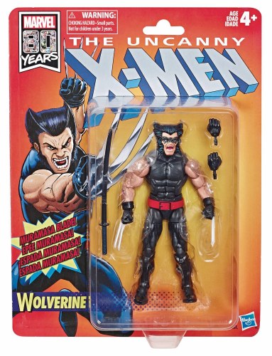 Marvel Legends X Men Retro Wolverine Patch Action Figure