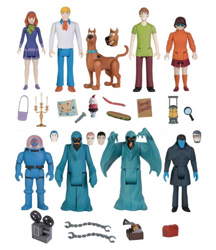 5 Points Scooby Doo Friends & Foes Deluxe Boxed Action Figure Set ...