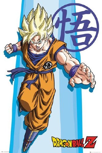 Dragon Ball Z , DBZ Super Saiyan , Goku #7 Poster by Lassio - Fine Art  America