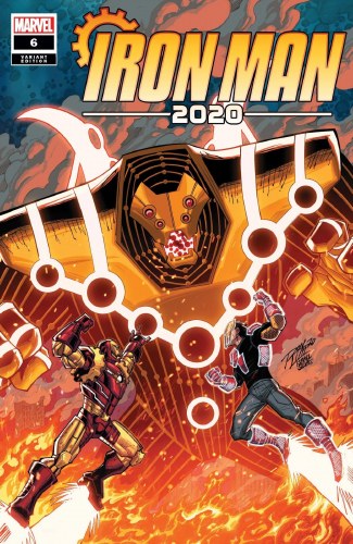Iron Man 6 Ron Lim Variant Forbidden Planet