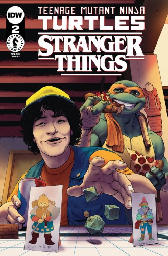 STRANGER THINGS and TEENAGE MUTANT NINJA TURTLES Comic Book