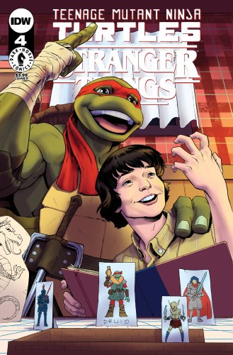 Stranger Things Teenage Mutant Ninja Turtles Crossover Action