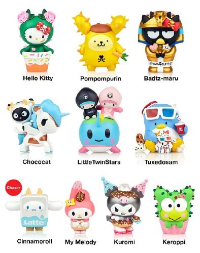 Hello Sanrio x Kidrobot Blind Box Mini Vinyl Figure - One Random