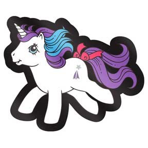 My Little Purple Pony Sticker