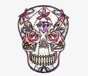 DSX Pastel Skull Patch