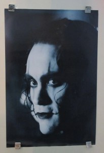 Crow Face Black and White Poster