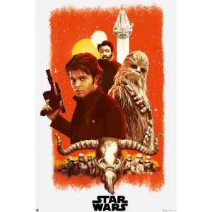 Star Wars Solo Movie Heroes and Villains Poster