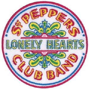 Beatles Sgt Pepper Logo Patch