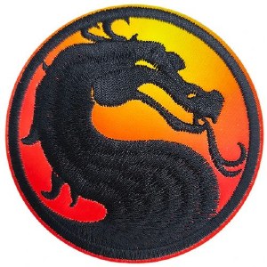 Mortal Kombat Logo Patch