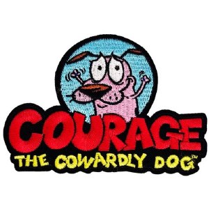 Courage the Cowardly Dog Logo Patch