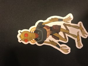Rick and Morty Kromopulos M Sticker
