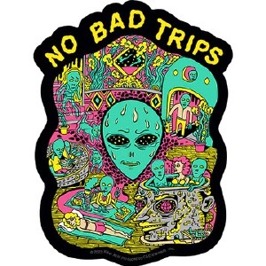 Killer Acid No Bad Trips Sticker