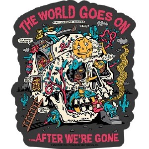 Killer Acid World Goes On Sticker