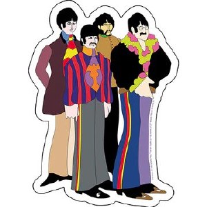 Yellow Submarine The Beatles Sticker