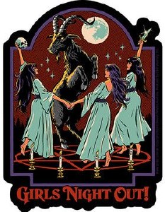 Steven Rhodes Girls Night Out Sticker