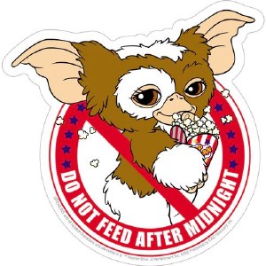 Gremlins Do Not Feed Sticker