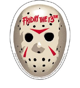 Friday The 13th Mask Sticker