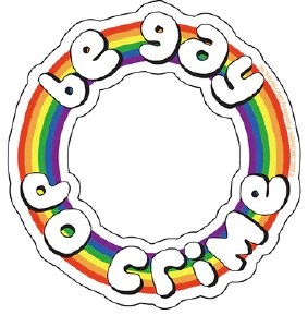 Be Gay Do Crime Sticker