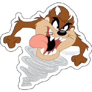 Looney Tunes Taz Sticker