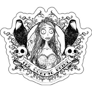 Corpse Bride Tattoo Sticker