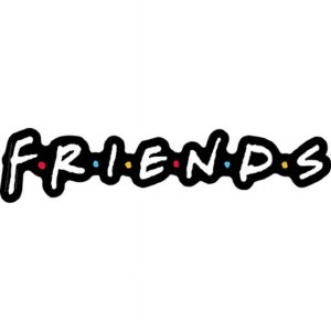 Friends Logo Sticker