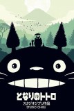 My Neighbor Totoro Shadow 24x36 Poster