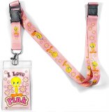 Tweety I Love Pink Lanyard