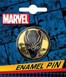 Black Panther Symbol Enamel Pin
