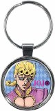 Jojo JoJos Bizarre Adventure GG Blue and Pink Keychain