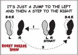 Rocky Horror Time Warp Steps Magnet